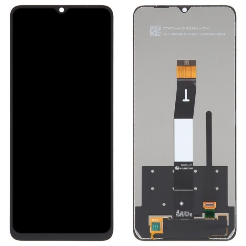 LCD+Touch screen Xiaomi Redmi 12C juodas (black) (O)